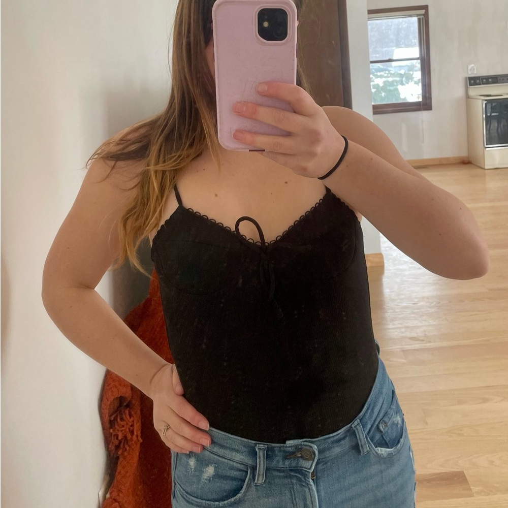 Black bodysuit/swimsuit